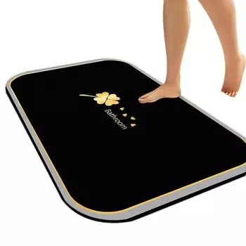 Впитывающий напольный коврик для двери ванной комнаты, быстросохнущий бытовой противоскользящий коврик для туалета, коврик для ног из диатомовой грязи, коврик для ног, коврик для ковра 40*60cmcrystal velvet