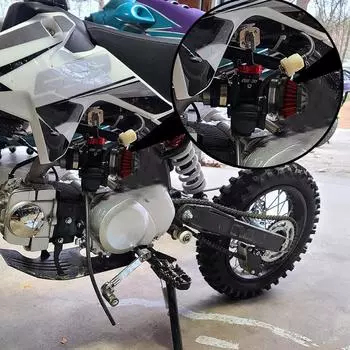 Впускной фильтр 35 мм овальный впускной конус грибовидные головки аксессуары для мотоциклов конический сапун картера карбюратор воздушный фильтр чёрный