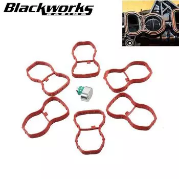 Впускной вихревой клапан удалить заглушку с прокладками коллектора для двигателя BMW E70 F01 F07 F10 F25 N57 E90 E91 E92