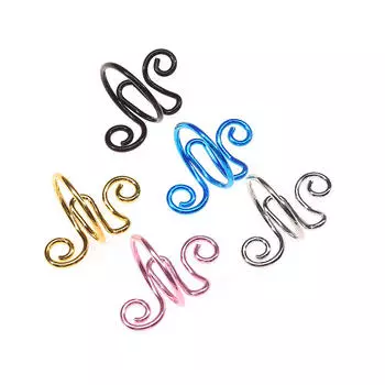 Вязальная петля, регулируемые ювелирные изделия, вязание крючком, шерсть, одежда для вязания на палец, вязанный крючком свитер, кольцо, инструменты, швейные аксессуары One Size