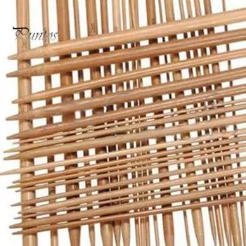 Вязальные спицы, экологически чистые многоцелевые карбонизированные бамбуковые бамбуковые вязальные спицы для женщин