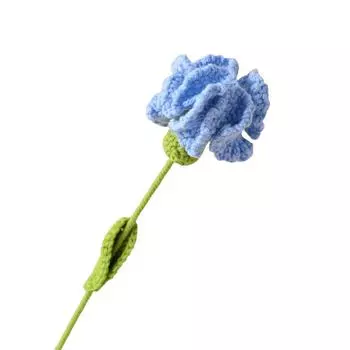 Вязаная гвоздика крючком Готовая гвоздика на свадьбу, день рождения (Цвет кожи)