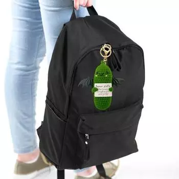 Вязаная крючком плюшевая кукла на Хэллоуин, вязаная фигурка привидения в виде картофеля, огурца с крыльями, мини-кукла с карточками для домашнего офиса, декор стола A