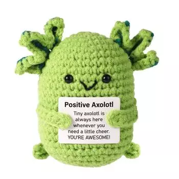 Вязаная кукла Украшения Кукла Милая Позитивная Энергия Сплетенная вручную кукла Саламандра One Size