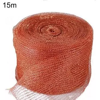 Вязаная медная сетка для защиты от укусов 6/15/30 м, блокатор пещерных отверстий для летучей мыши 30m