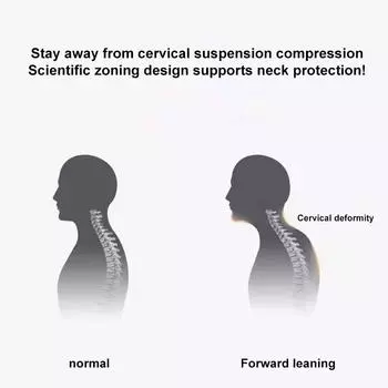 Вязаная нескладная подушка SAP для защиты шеи от глубокого сна, подушка для взрослых, студентов, перегородка для общежития 48x74cm