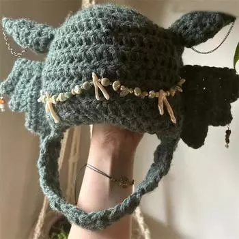 Вязаная панама с оборками, цветочная шляпа с короткими полями, плиссированная шляпа для взрослых Adult 57-59cm [without accessories]