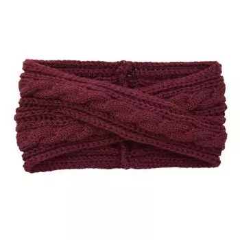 Вязаная перекрученная пряжа повязка для волос защитный головной убор ручная работа повязка на голову модные теплые осенние и зимние аксессуары для волос