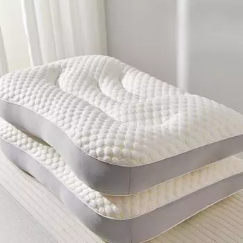 Вязаная подушка для дома, пара для взрослых, защита шейного позвонка для глубокого сна, неразрушающаяся, средняя, одинарная 48 * 74Cm one pack