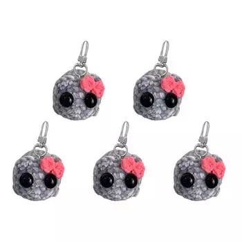 Вязаная подвеска с рисунком крючком, игрушка-мем «Грустный хомяк» для детей (Нет музыкальной собаки) Делавэр