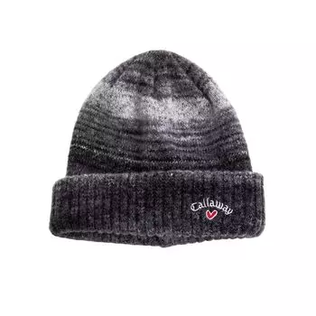 Вязаная шапка Боа Гольф C23291222 FR [Callaway] Женская (Внутренний флис) / / 1010_Черный
