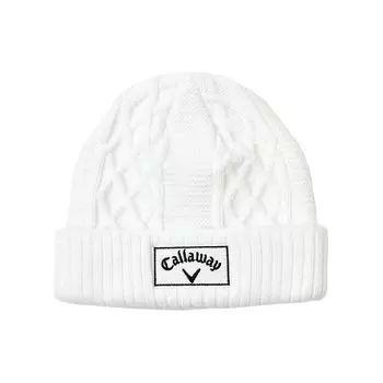 Вязаная шапка для гольфа C24291122 [Callaway] Мужская (Логотип бренда) / / 1030_Белый