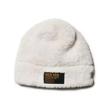 Вязаная шапка для улицы Beanie Mink Fleece Boa Ivory FREE OD BEANIE MINK FLEECE IVO [New Era]