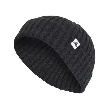 Вязаная шапка Fisherman Beanie DMD89 OSFZ [Adidas] мужская черная/белая (IB2656)