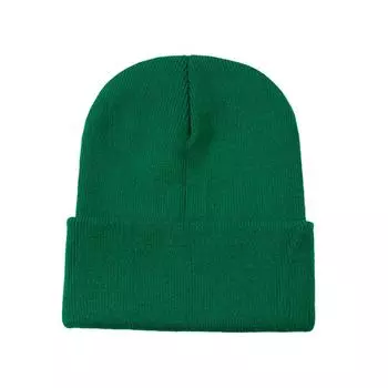 Вязаная шапка мужская осенне-зимняя толстая шапка для активного отдыха модная ветрозащитная толстовка с капюшоном для велоспорта Cold-pro U5O3 Black-One size