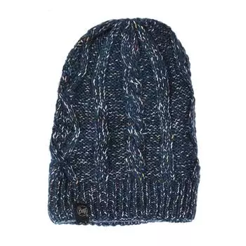 Вязаная шапка на подкладке внутри 120000 унисекс. TU синий