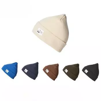 Вязаная шапка осенне-зимняя шапка мужская хлопковая шапка теплая холодная шапка большая окружность головы зимняя тонкая шапка Баотоу шерстяная шапка average size (55-60)