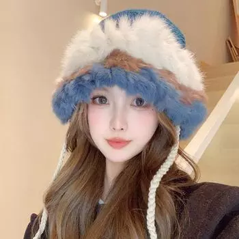 Вязаная шапка с цветной строчкой, женская зимняя утолщенная теплая шапка, лыжная шапка Skullies, шапочки для верховой езды, шапки с рукавами зелёный