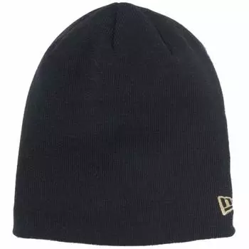 Вязаная шапка с флагом и черепом N0002318 11120547 Черное золото [New Era]