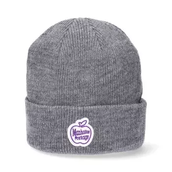 Вязаная шапка с логотипом Apple Вязаная шапка с логотипом [Manhattan Portage] (71 Серый)