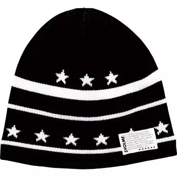 Вязаная шапка Subolme SVOLME со звездным краем, черная БЕСПЛАТНО 173-54621 чёрный