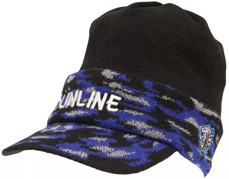 Вязаная шапка SUNLINE Lion Fire Brim, свободный размер, синяя, CP-5161 синий