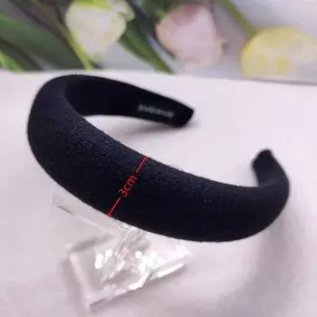 Вязаная шерстяная повязка на голову, омолаживающая повязка для волос, широкий край, зубчатые заколки для умывания лица, аксессуары для волос для женщин, диадемы