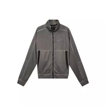 Вязаная спортивная куртка Nike Sportswear с вышитым логотипом Мужские куртки серые DA7177-010 L