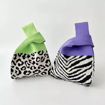 Вязаная сумка-тоут большой вместимости для поездок на работу и обратно