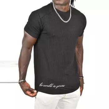 Вязаная юбка с рисунком DeepSEA и футболка с вышивкой текста 2403246