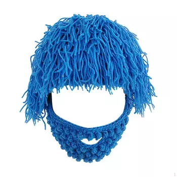 Вязаная вручную шапка для активного отдыха зимой 49cm to 51cm