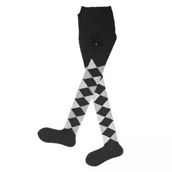 Вязаные гольфы из хлопка с толстой косой вязки оверсайз Dark gray British Wind Height 165-170cm