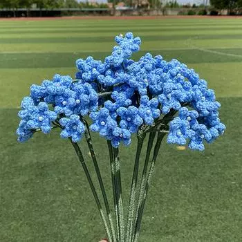 Вязаные крючком цветочные букеты Вязаный вручную букет гипсофилы Вязаный цветок Вязаный букет Искусственные цветы