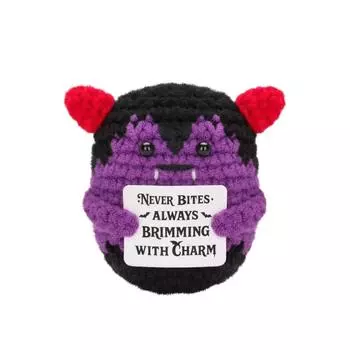 Вязаные крючком мопсы активно представляют шерстяные куклы в качестве подарков One Size