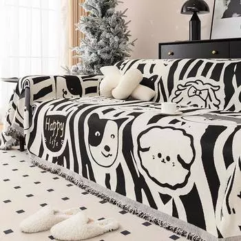 Вязаные одеяла с кисточками в клетку, мягкий гобелен в богемном стиле, ворсовое одеяло с геометрическим узором, винтажный декор для дома, чехол для дивана 180x130cm