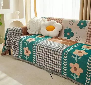 Вязаные одеяла в скандинавском стиле, одеяло для дивана-кровати, офисный кондиционер, одеяло для сна, гобелен, шаль 130x180cm