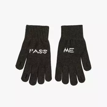 Вязаные перчатки Pass Me — уголь, G3FGL101#CH-7000023622