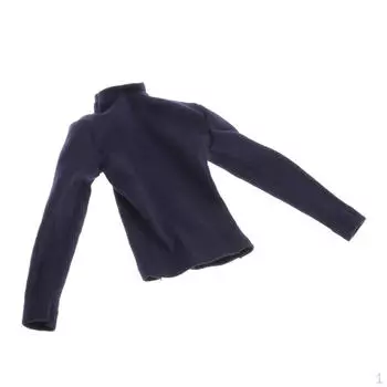 Вязаные свитера с рукавом 1/6 для 12-дюймовых фигурок синий