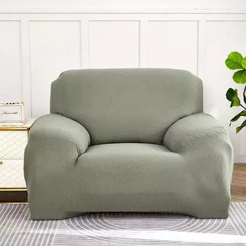 Вязаный эластичный чехол для дивана «все включено», полностью покрытый толстым флисовым покрывалом для дивана, плотная подушка для сумки 90-140cm