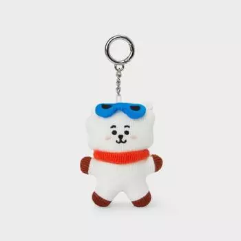 Вязаный брелок для ключей Line Friends BT21 RJ с сезонным поздравлением