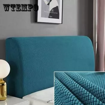 Вязаный чехол из кукурузного ядра для изголовья кровати, эластичный чехол для изголовья кровати, защита спины, пылезащитный чехол, мягкий чехол изголовья кровати для домашнего отеля 120CM