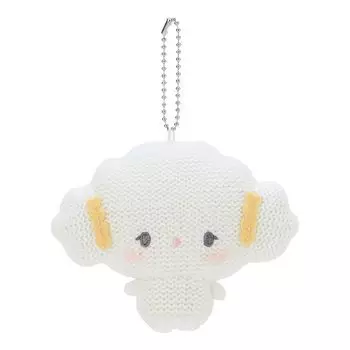 Вязаный держатель для талисмана в стиле амигуруми Sanrio Kogimyun Ширина 13 x Глубина 5 x Высота 11 см 500267 Прибл.
