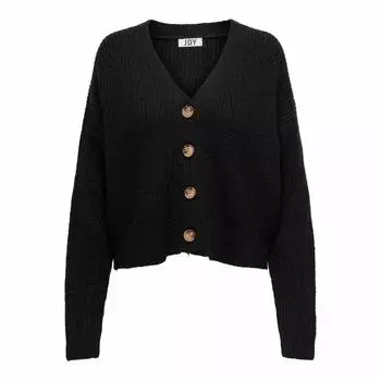 Вязаный Кардиган с Длинным Рукавом и V-образным Вырезом Пуговицы Женское JDY