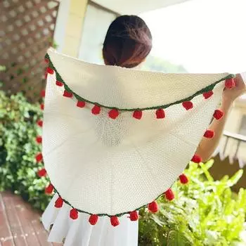 Вязаный крючком букет роз одеяло модное розовое одеяло для подруги и мамы подарок 80cm