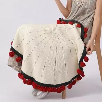 Вязаный крючком букет роз одеяло ручной работы плед с цветами вязаное крючком одеяло с розами для дома