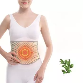 Вязаный пояс для физиотерапии прижигания талии Moxa Hot Pack, поддерживающий пояс для зимы S