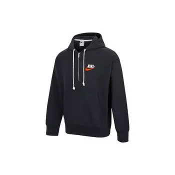 Вязаный пуловер с капюшоном и вышитым логотипом Nike, мужские топы, черный DM5280-045 M