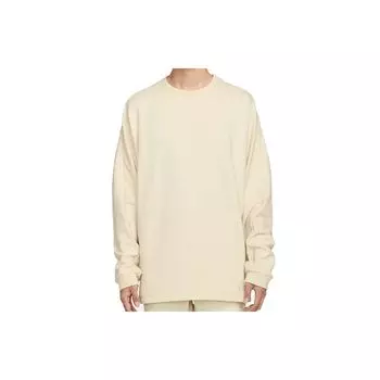 Вязаный пуловер с круглым вырезом Nike ESC Series, мужские топы, пшеничный DH2707-790 S