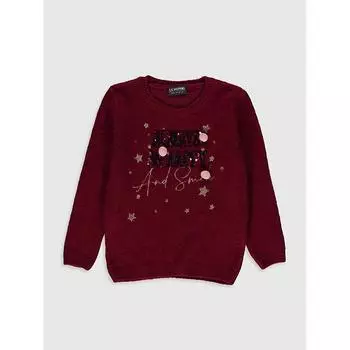 Вязаный Свитер С Рисунком Для Девочек Свитер