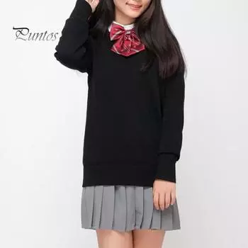 Вязаный свитер с V-образным вырезом, однотонный, с длинным рукавом, ребристым подолом, манжетой, стандартный крой, свитер для повседневной носки, для уличной вечеринки на осень-зиму S белый